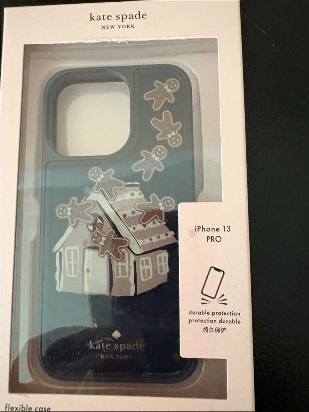 Kate Spade Gingerbread House iPhone 13 Pro Phone Case new